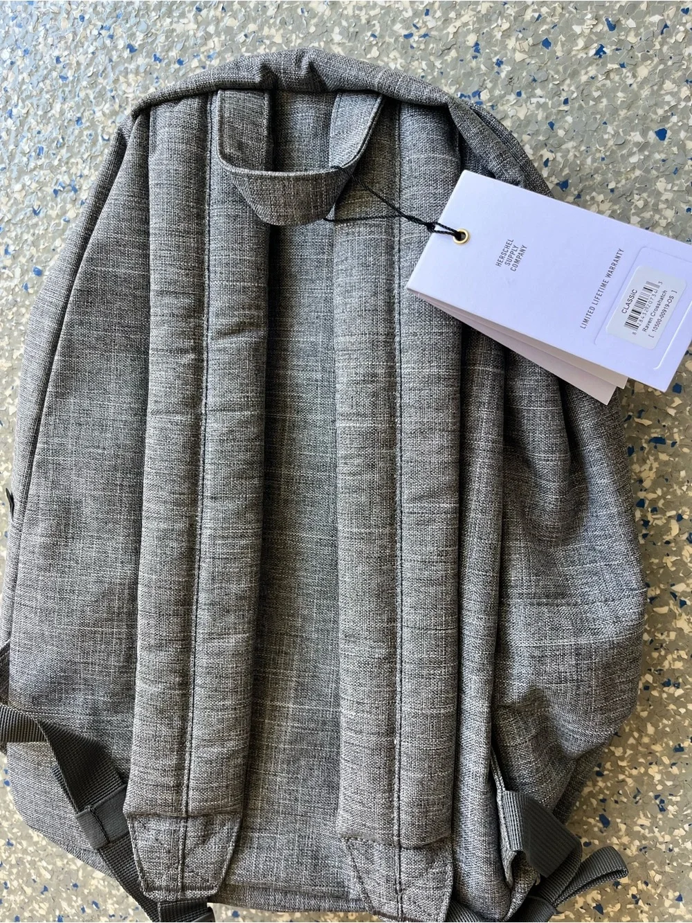 Herschel Supply Company x Disney | classic heather gray backpack | NWT